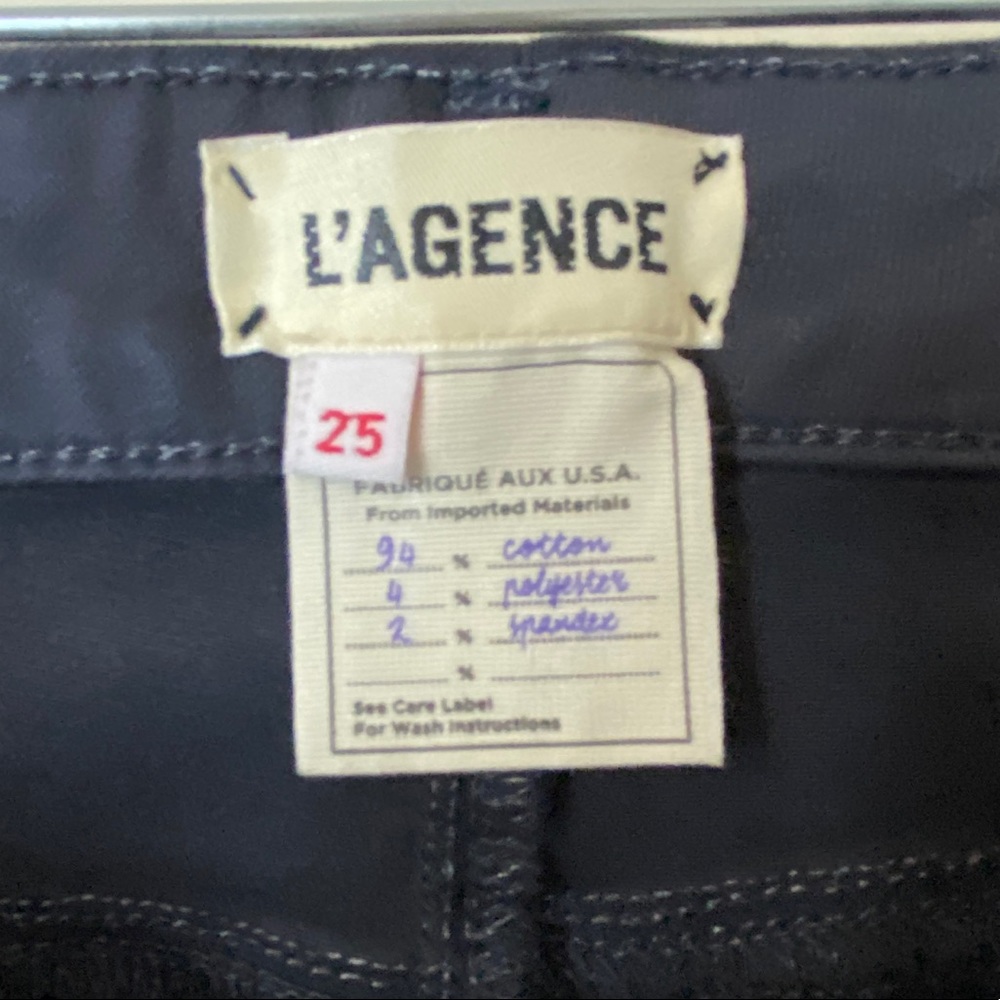 L'AGENCE Margot High Rise Skinny Jean in Stingray NWOT (25) - Picture 12 of 14